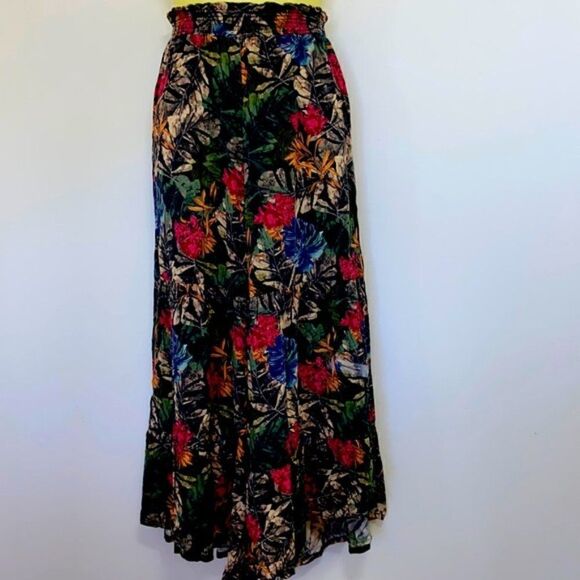 Johnny Was Workshop Pants Viscose Palllazo Bolero Floral Nwot Sz Small - Picture 2 of 8
